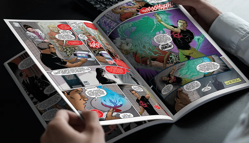 Write a Comic Book Story