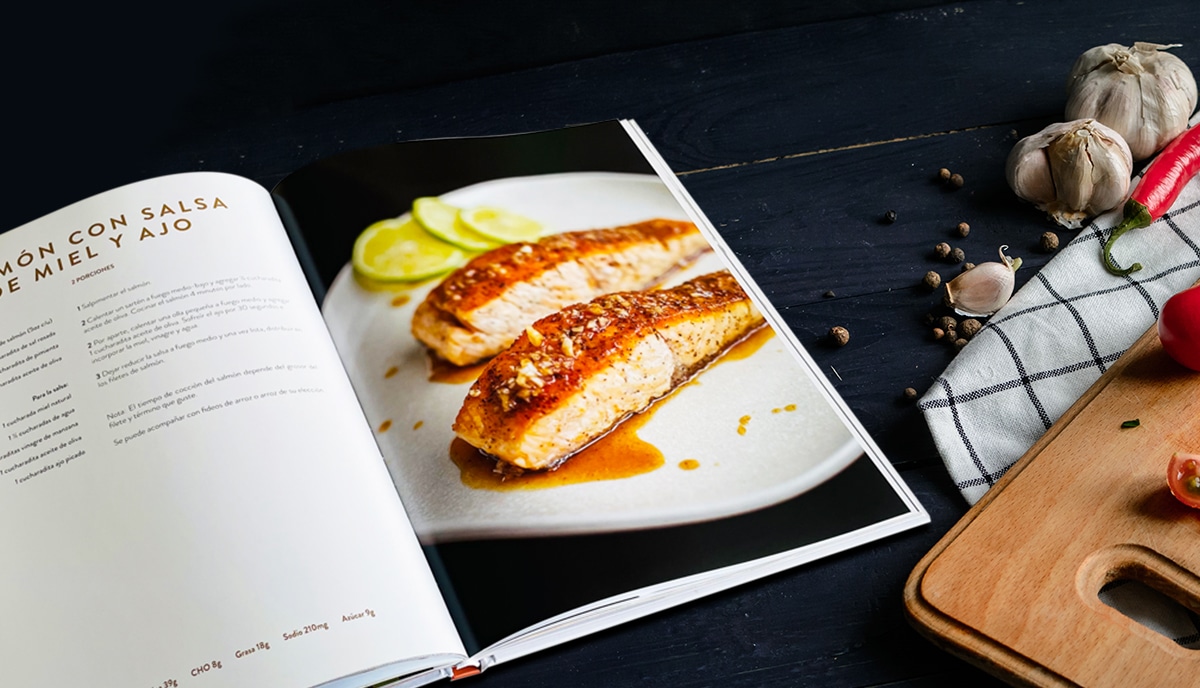 cookbook design and printing