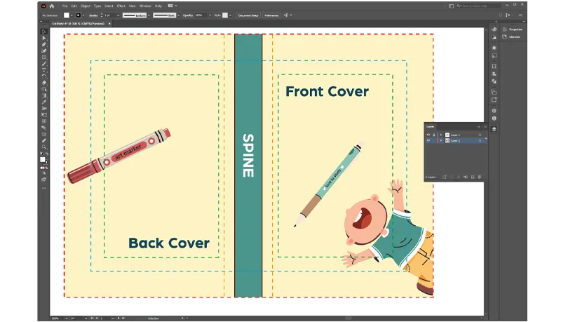 Add elements to your cover