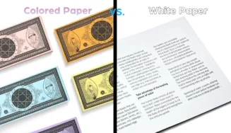 How to Choose Between Colored Paper and White Paper for Your Print Project