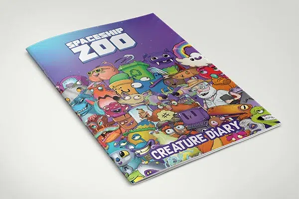 saddle stitch comic book