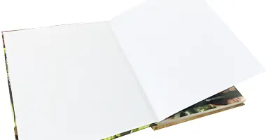 blank end sheet option
