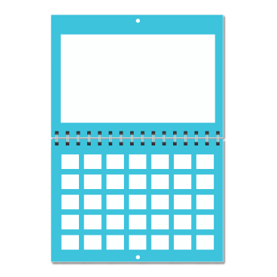 Wire-O binding calendar