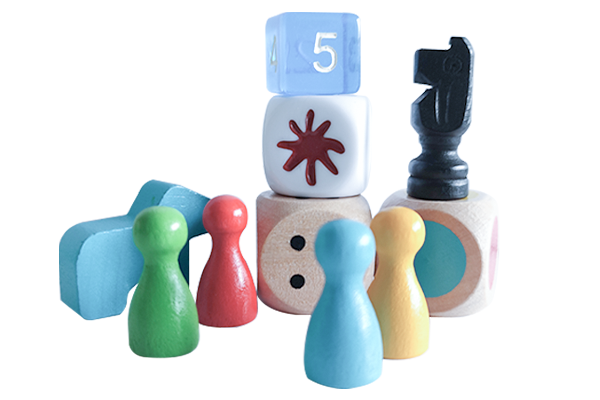 Custom Mini Wooden Cube Board Game Pieces for Kids Toy - China Dice and  Custom Dice price