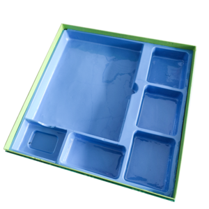 Trays, inserts, and sleeves