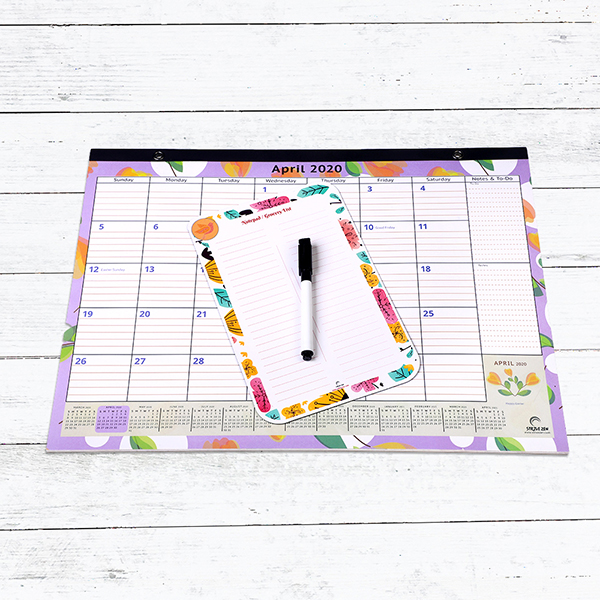 color desk pad calendar printing