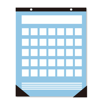 desk pad calendar 19” by 24”