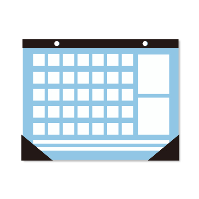 desk pad calendar 22” by 17”