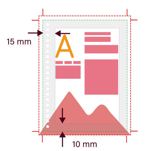 spiral bound margin