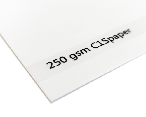 customized soft glossy white board paper