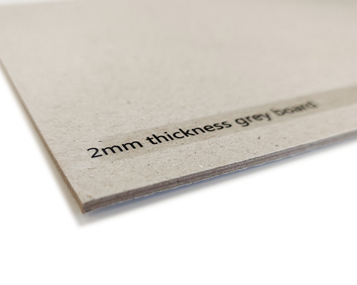 Rigid board grey board with two side grey 1mm 1.5mm 2mm 2.5mm for book cover