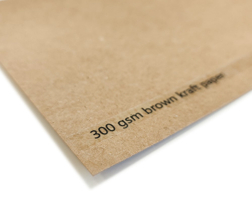 300 gsm brown kraft paper