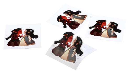 Paper-stickers