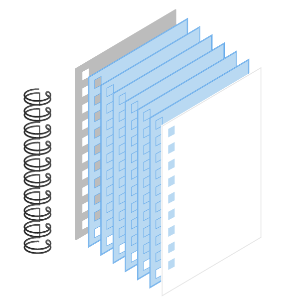 how do we make wire-o binding