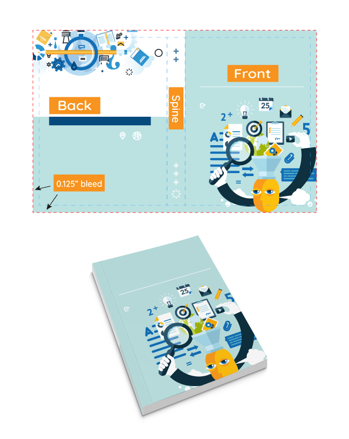 softcover template