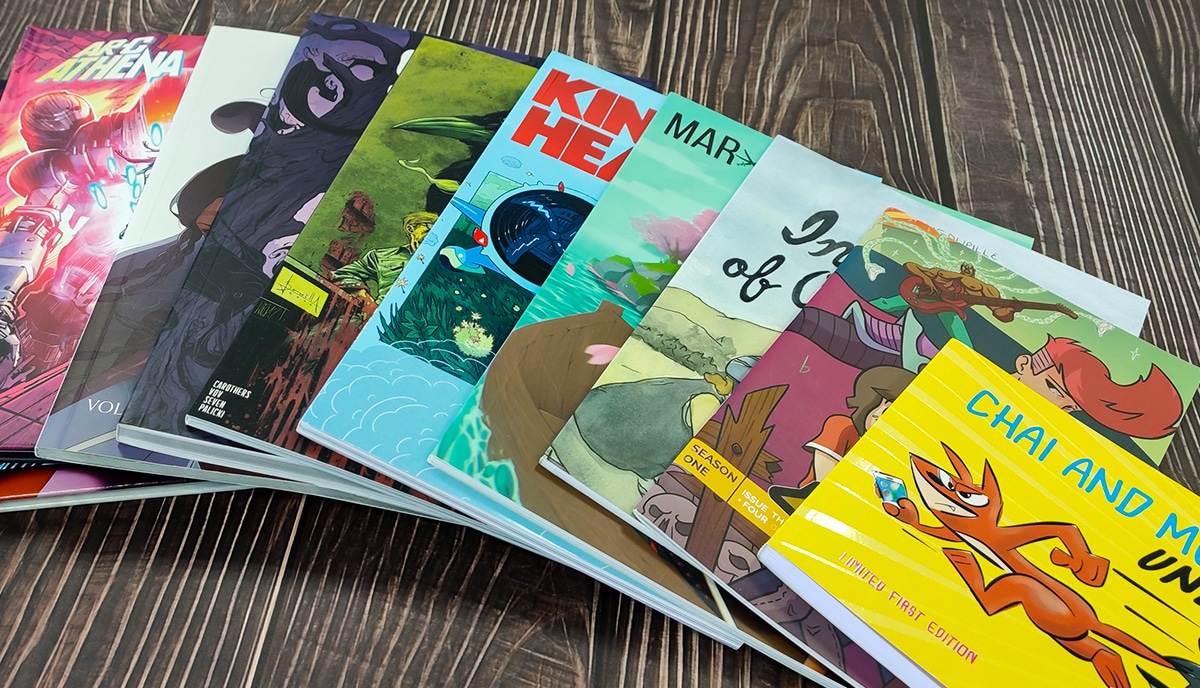 What are the different kinds of comic book