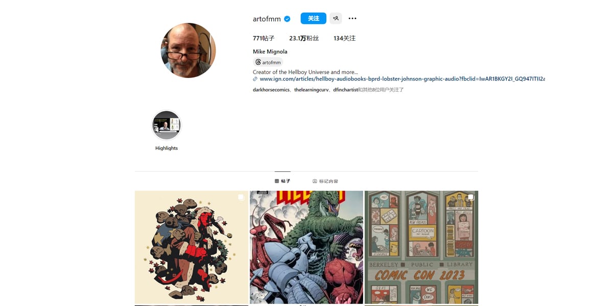 Mike Mignola's art style