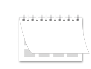 wire-o calendar size