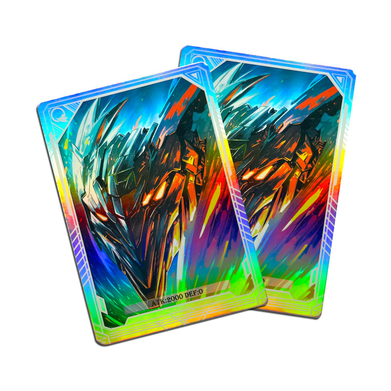 Custom holographic game cards