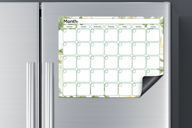 Magnetic Dry Erase Calendars