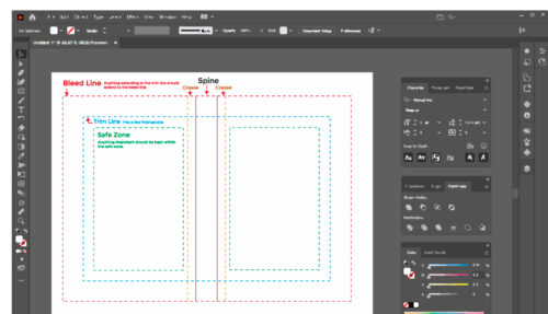 How to use a book template