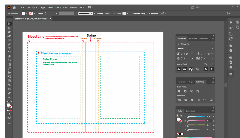 How to use a book template