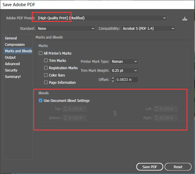 Export your PDF