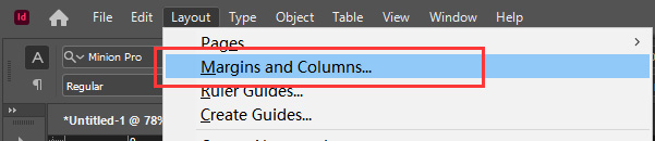 How to set margins 1