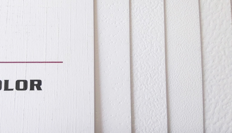 Textured paper printing examples