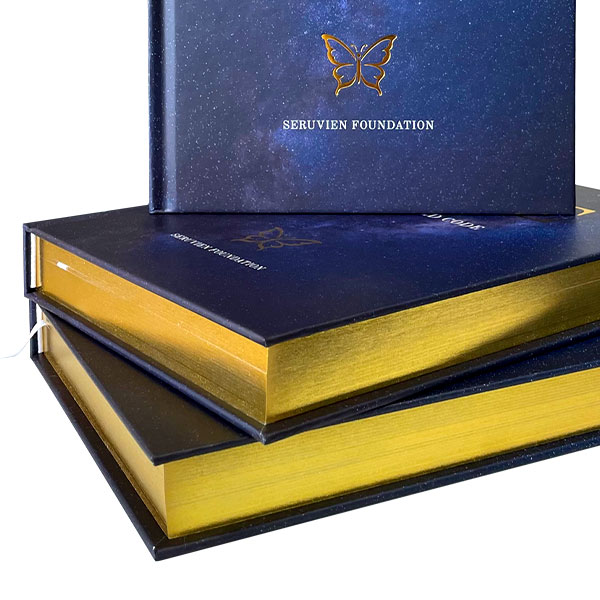 hardcover book Edge gilding