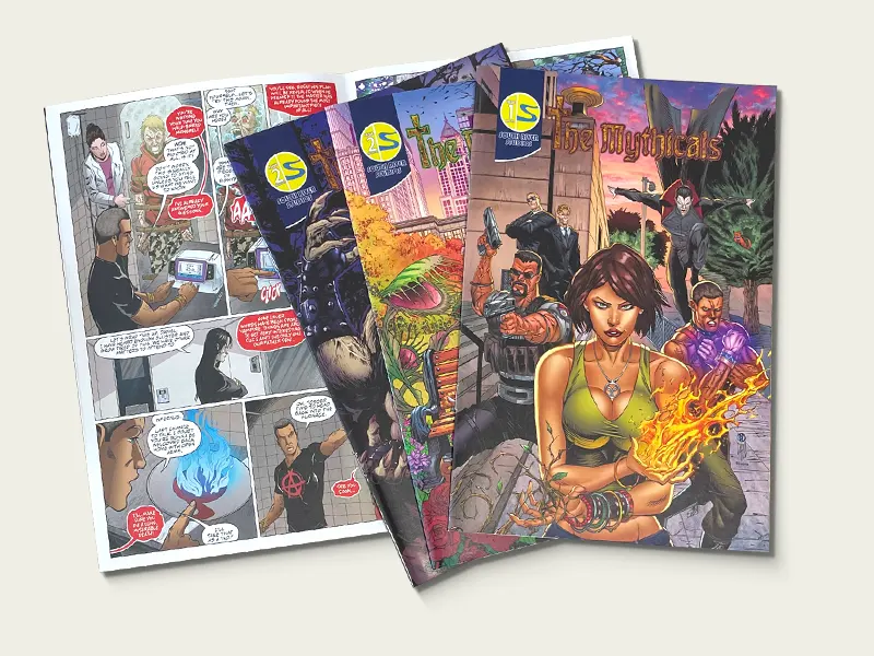 Multiple Covers Comic Book Printing