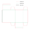 Reverse Tuck End Box dieline