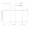 Tuck Top Snap Lock Bottom Box dieline
