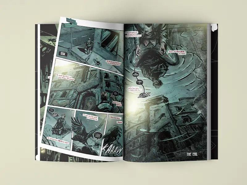 Paperback Comic Books printed by QinPinting