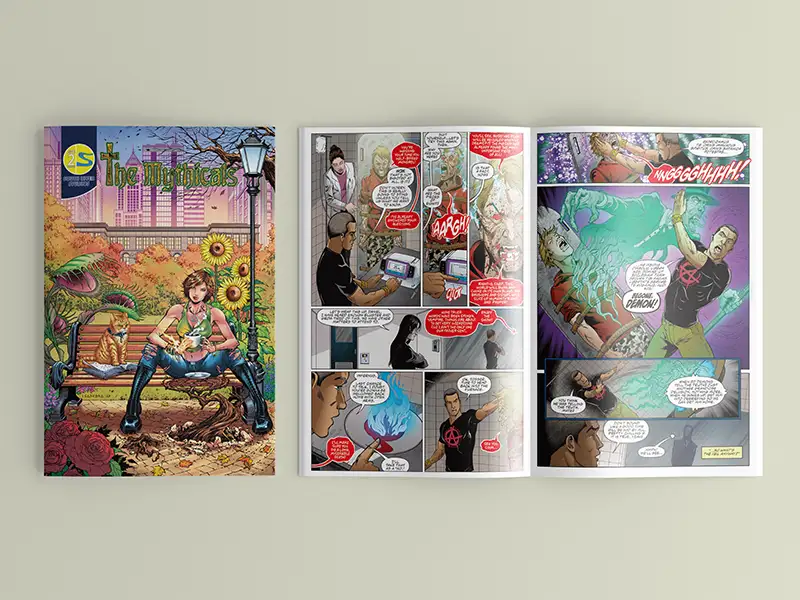 Paperback Comic Books printed by QinPinting