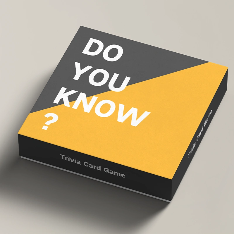Custom Trivia Card Games