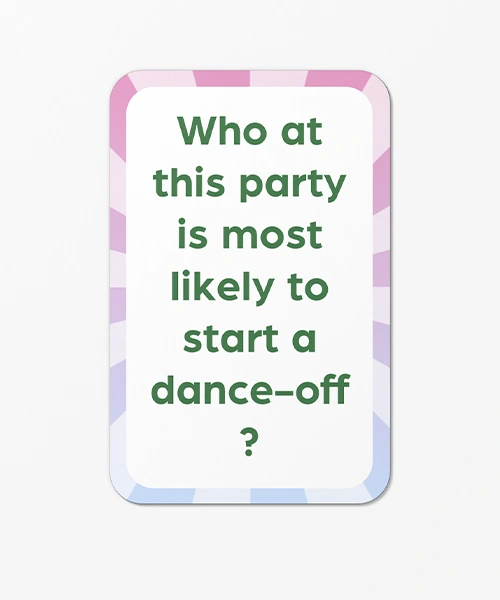 Parties Trivia Card Game