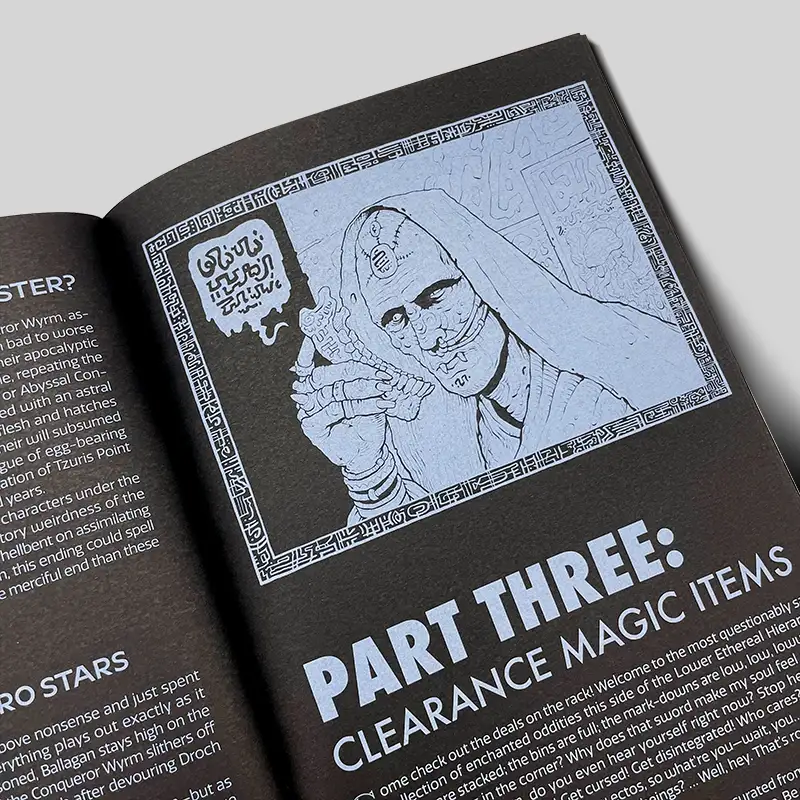 books printed on black paper