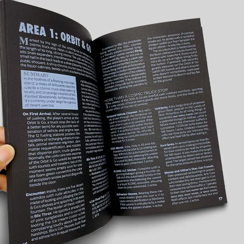 custom black paper books printing