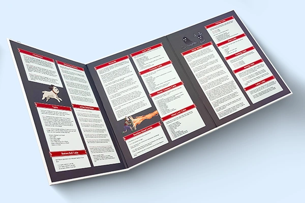 custom card game Player Screens