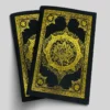 foil stamping on black paper