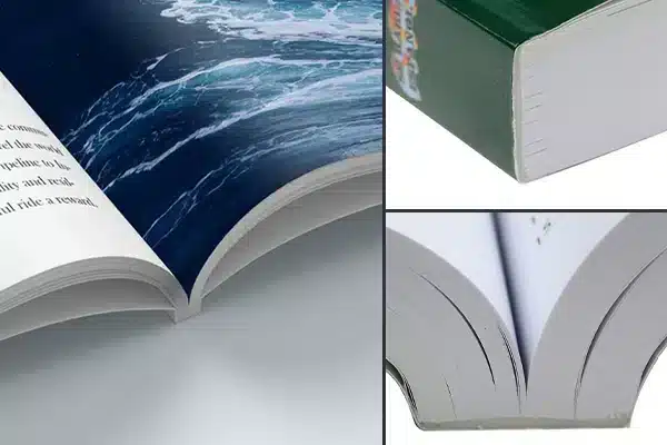 perfect binding detail