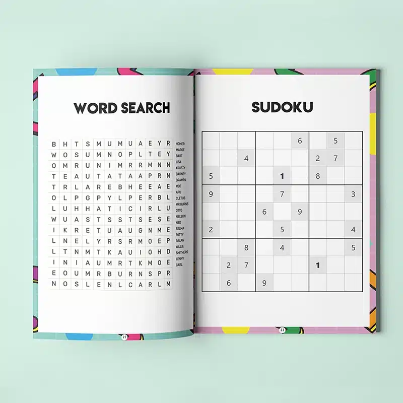 Custom imprinted Puzzle Books