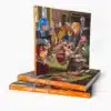 Matte laminated softcover comic book printing