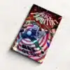 Saddle-stitched comic book with holographic cover