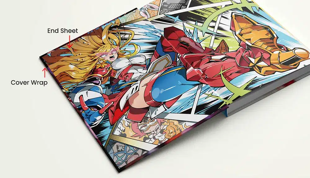Hardcover book End Sheets