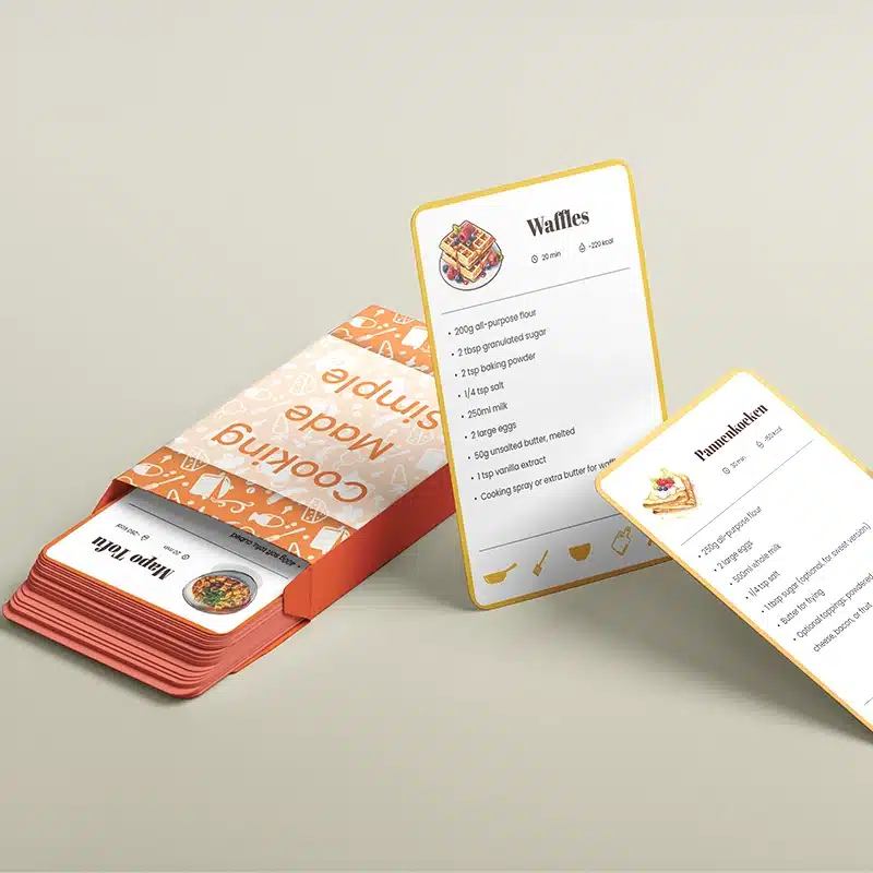 Custom Cooking Card Deck