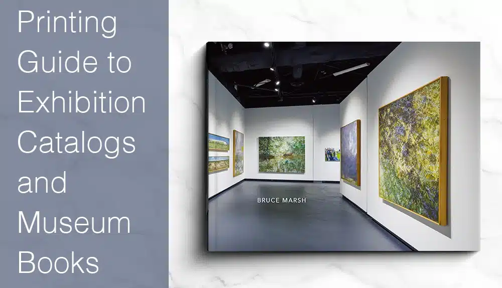 Professionally printed exhibition catalogs and museum books produced by QinPrinting.