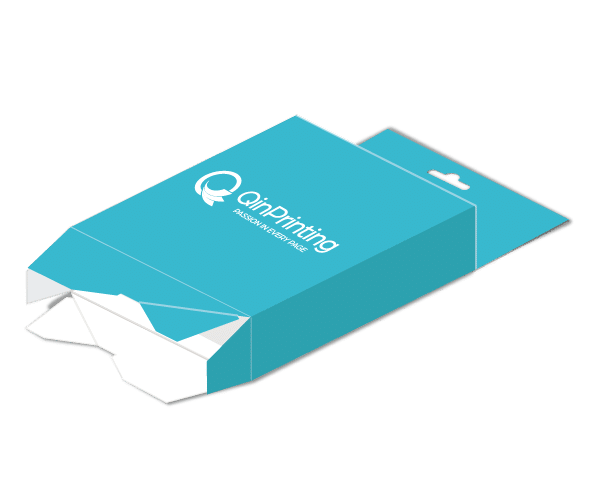 Tuck Top Auto Bottom Box with Hang Tab Box