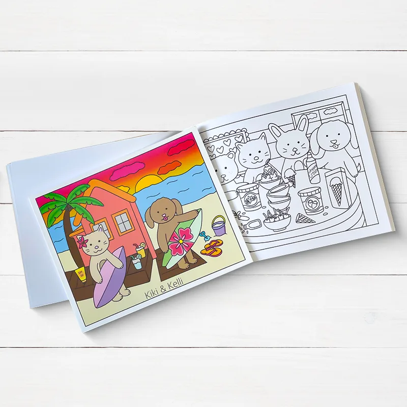 children coloring book printing